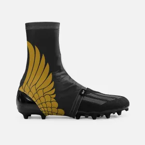 Icarus Black Gold Spats / Cleat Covers