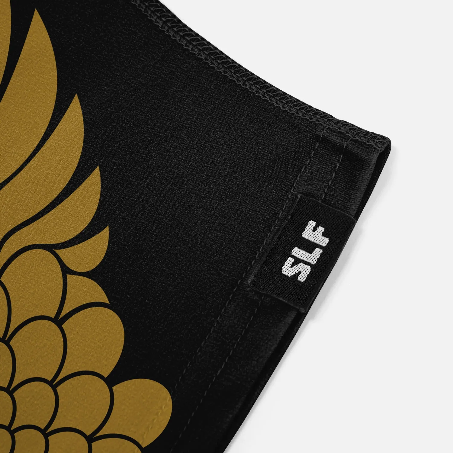 Icarus Black Gold Spats / Cleat Covers