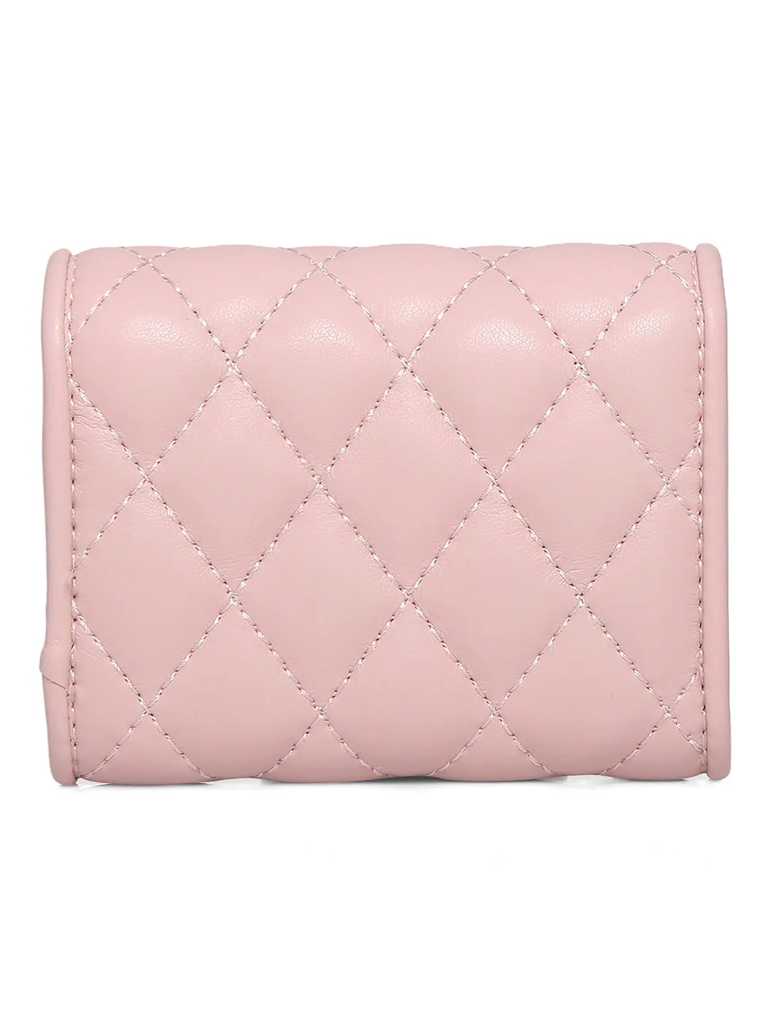 Inc.5 Women Pink Textured Card Holder Wallet