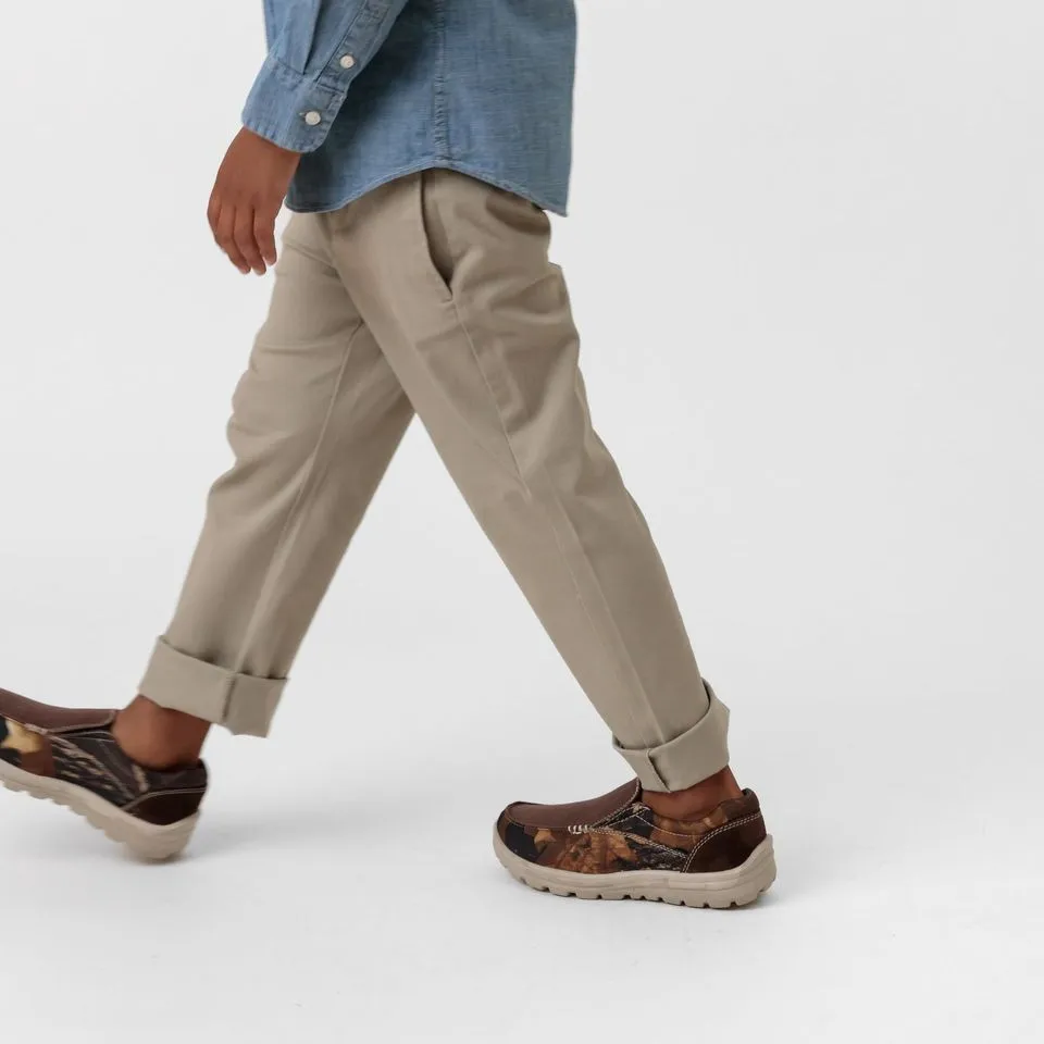 Kids' Alvin in Brown/Camo