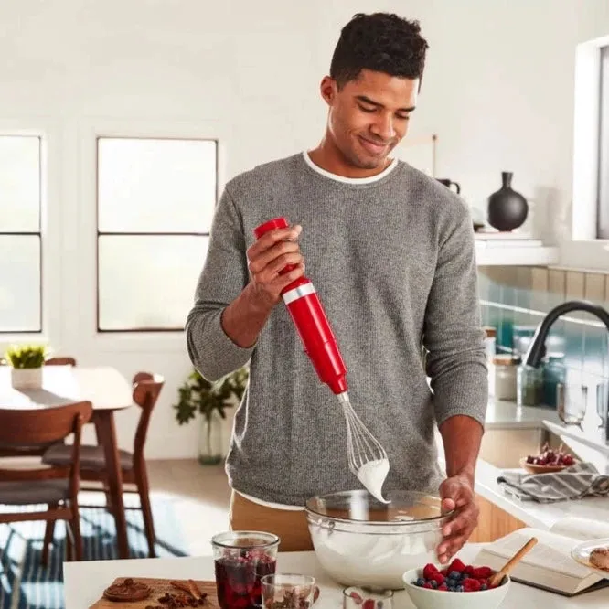 KitchenAid Cordless Hand Blender Empire Red