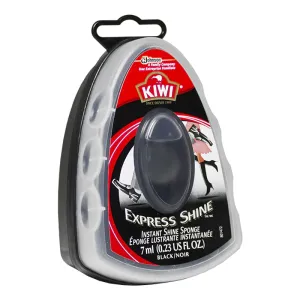 Kiwi Black Express Shoe Shine Sponge - 0.23 oz.