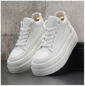 LMS Platform Leather Sneakers