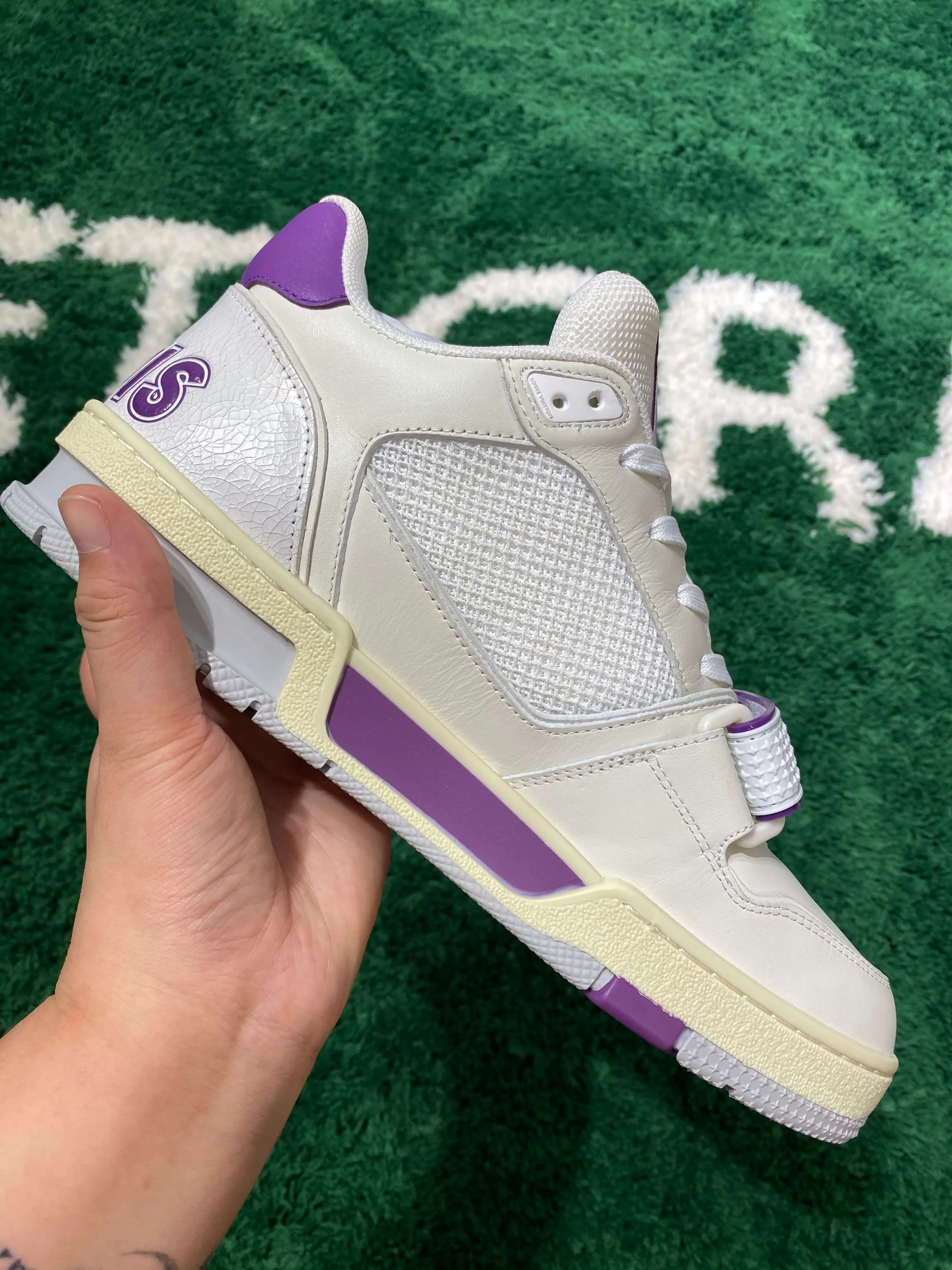 Louis Vuitton LV Trainer Violet Mesh Sneaker