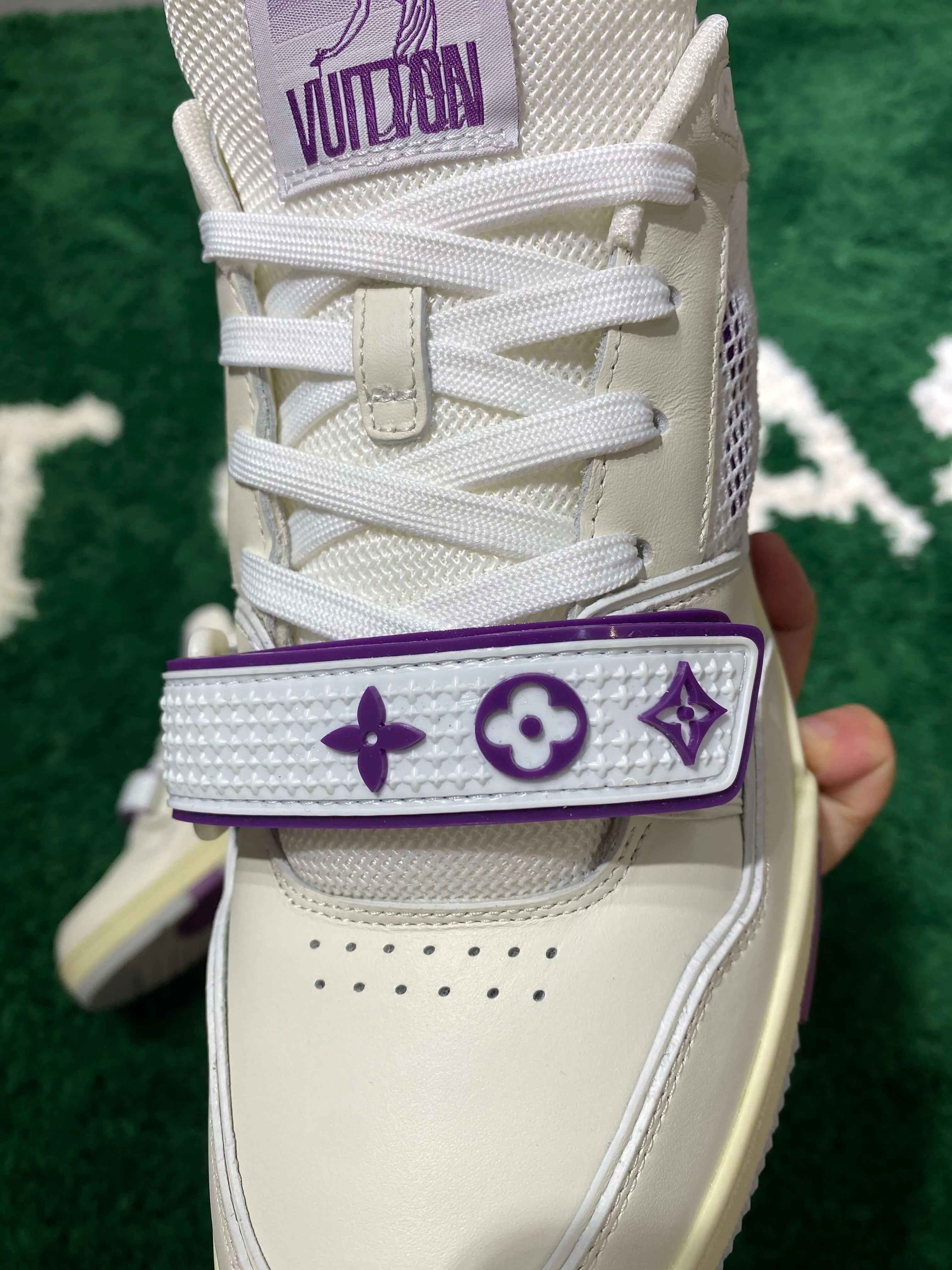 Louis Vuitton LV Trainer Violet Mesh Sneaker