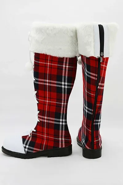 LoveLive! Boots Cosplay Shoes Christmas Version