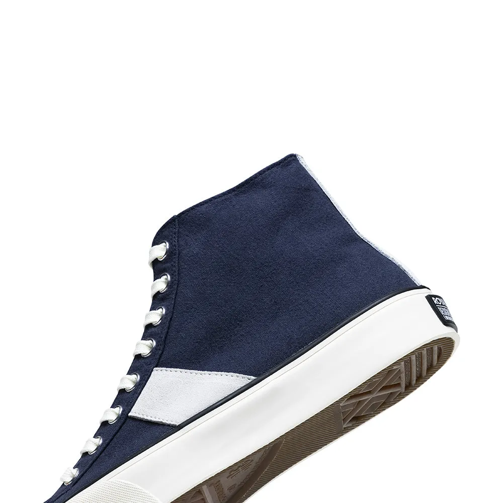 Men's Zone Hi Blue Canvas Hi Tops 00921-555