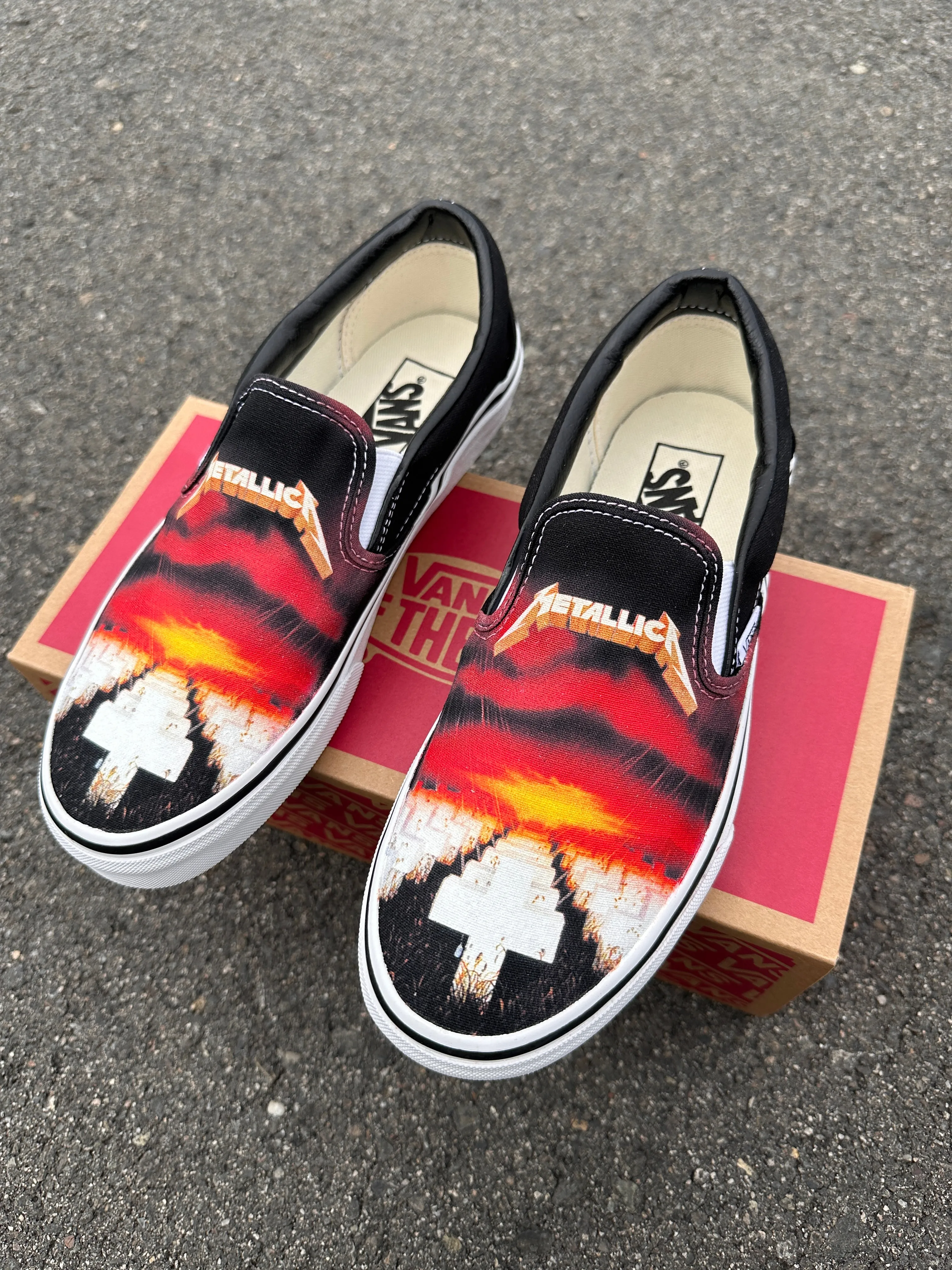 Metallica Slip On Vans