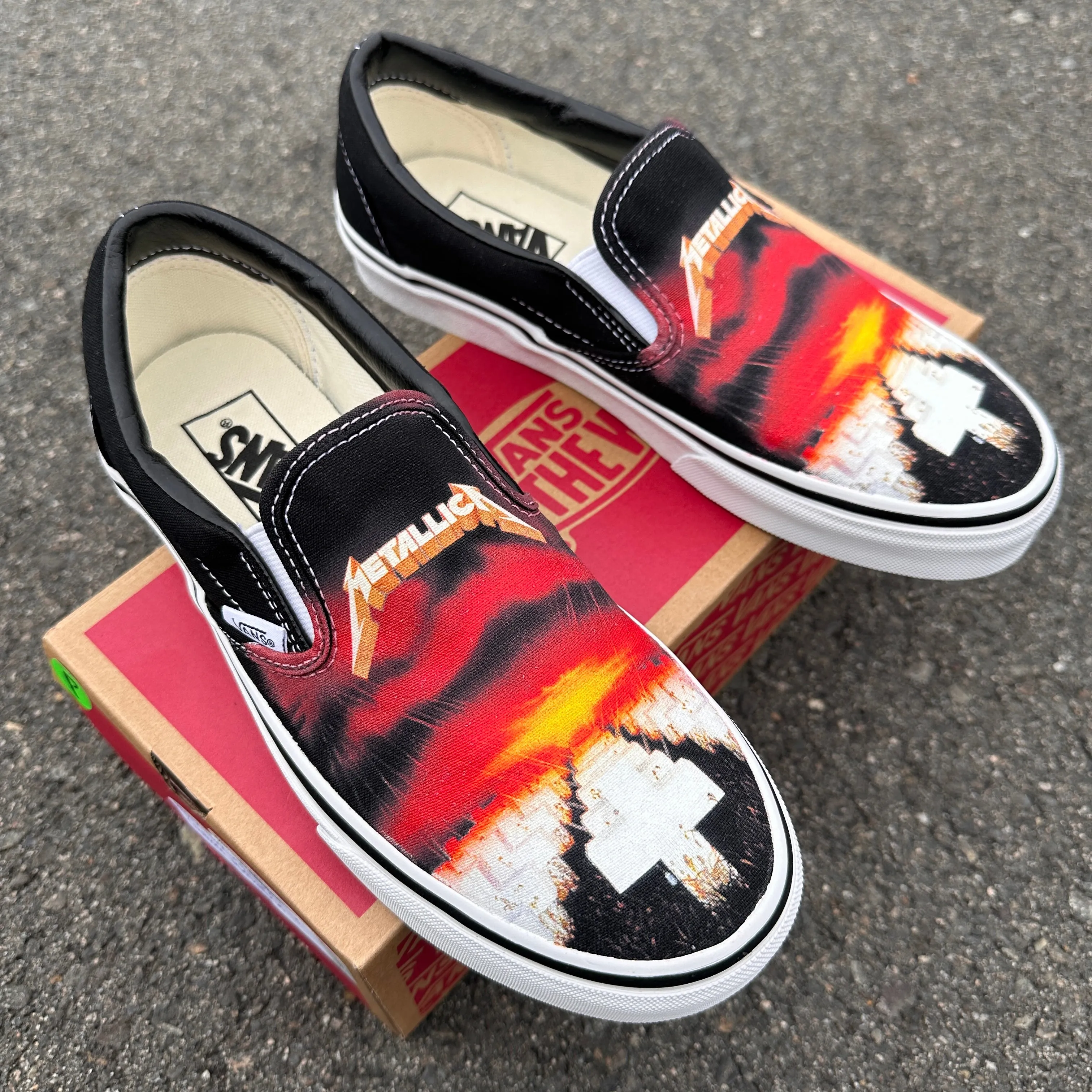 Metallica Slip On Vans