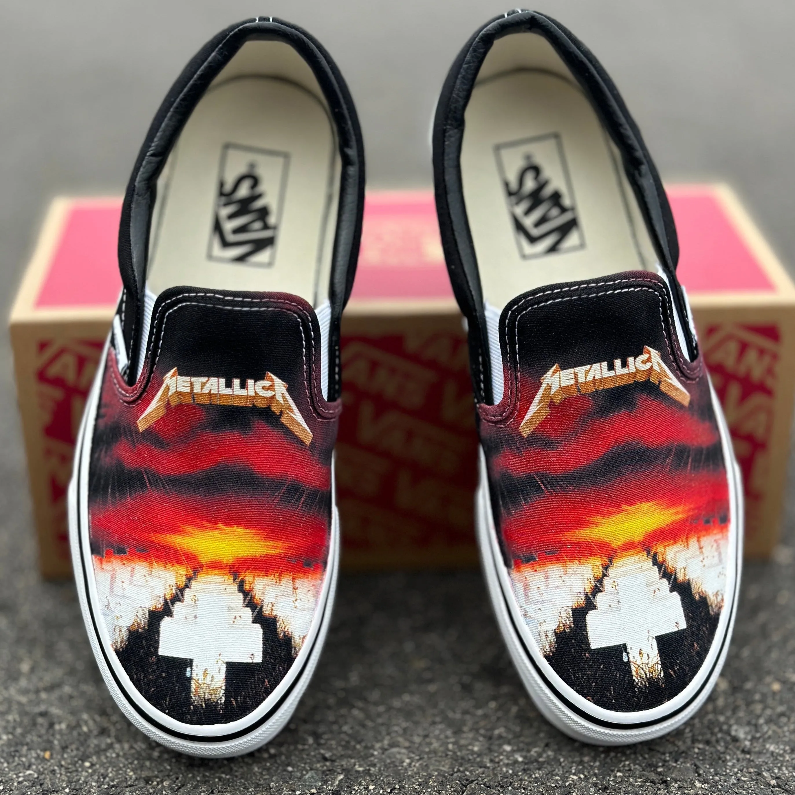 Metallica Slip On Vans