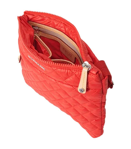 Metro Flat Crossbody Cherry