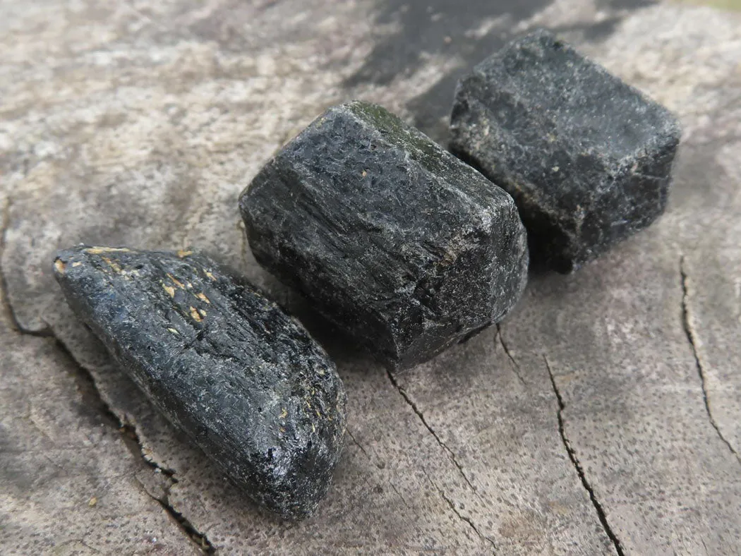 Natural Black Tourmaline Schorl Crystals  x 2 Kg Lot From Zambia