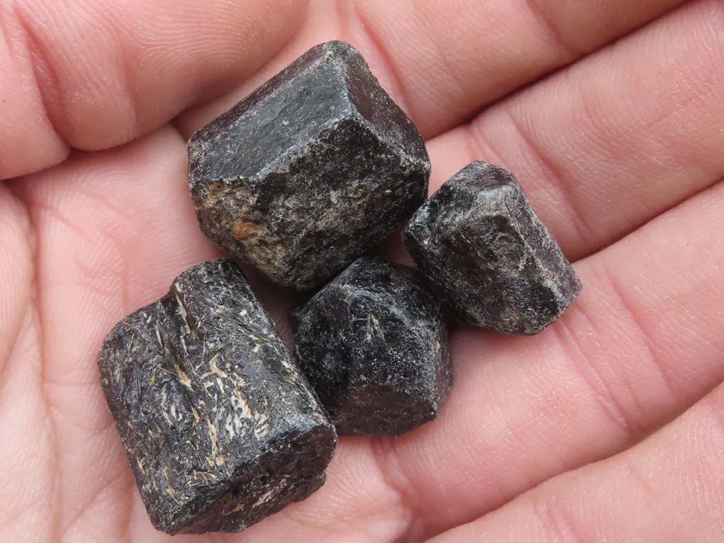 Natural Black Tourmaline Schorl Crystals  x 2 Kg Lot From Zambia