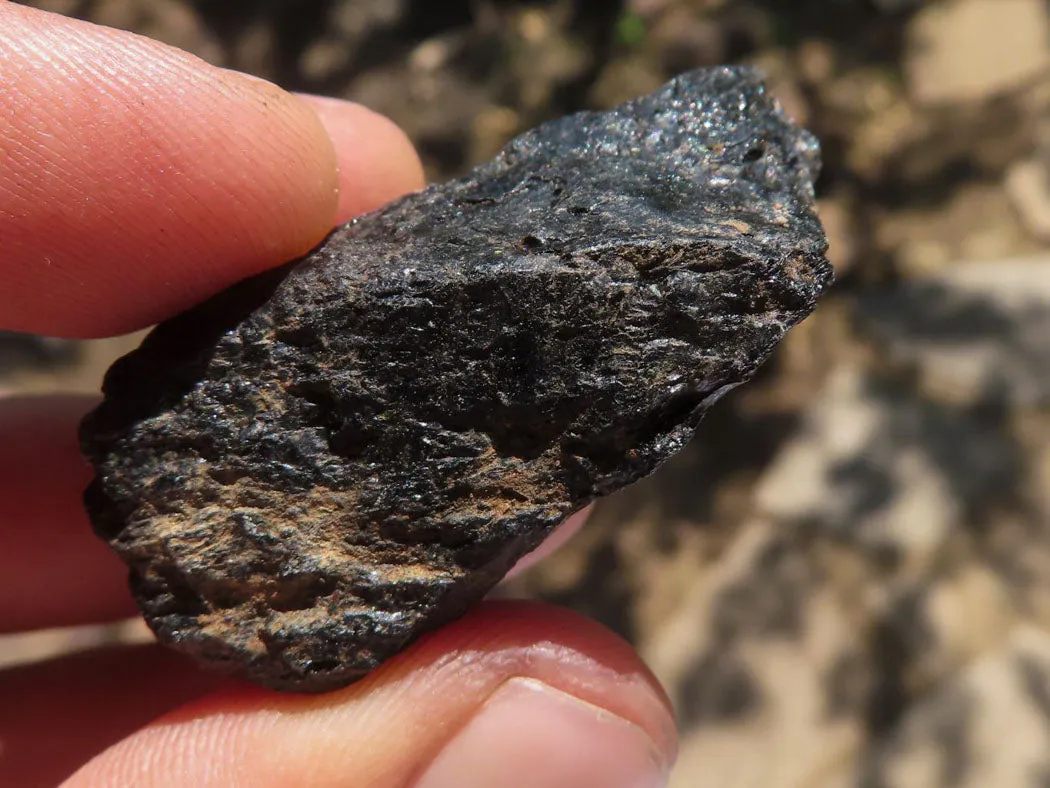 Natural Black Tourmaline Schorl Pieces  x 35 From Zambia