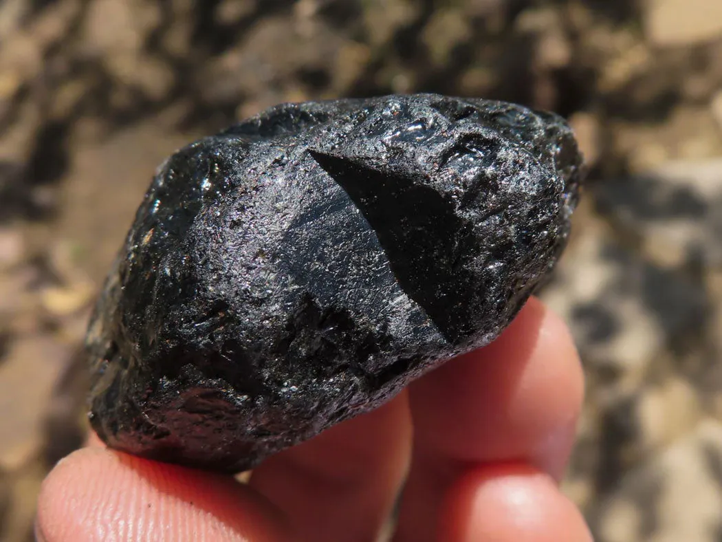 Natural Black Tourmaline Schorl Pieces  x 35 From Zambia