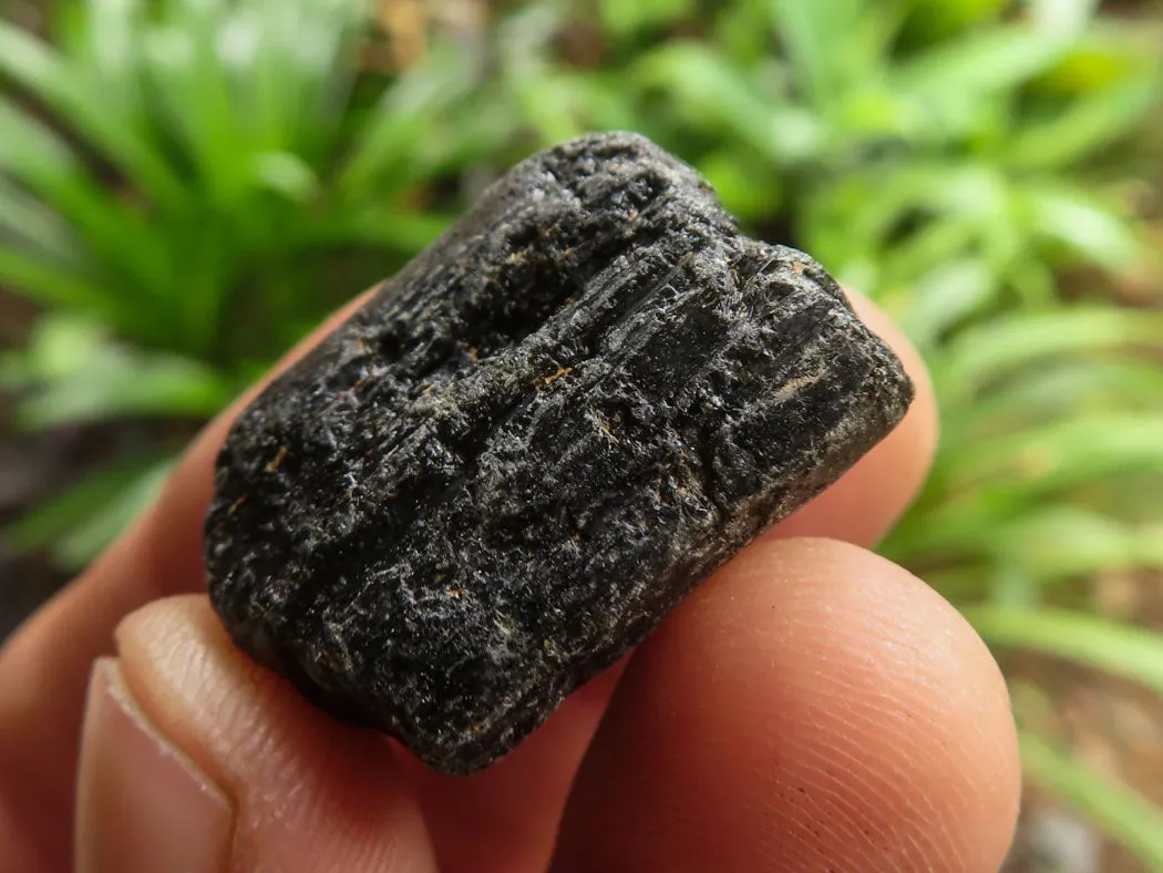 Natural Rough Schorl Black Tourmaline Crystals x 2 Kg Lot From Zambia