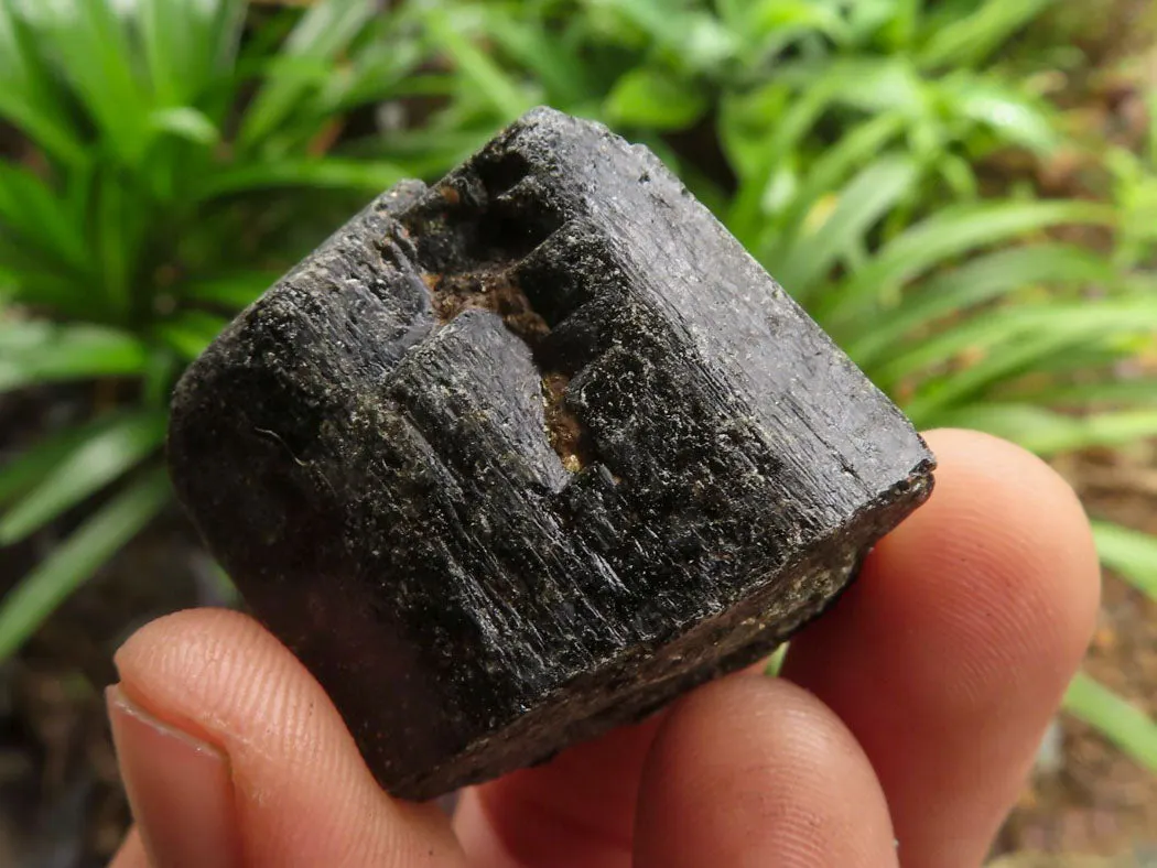 Natural Rough Schorl Black Tourmaline Crystals x 2 Kg Lot From Zambia