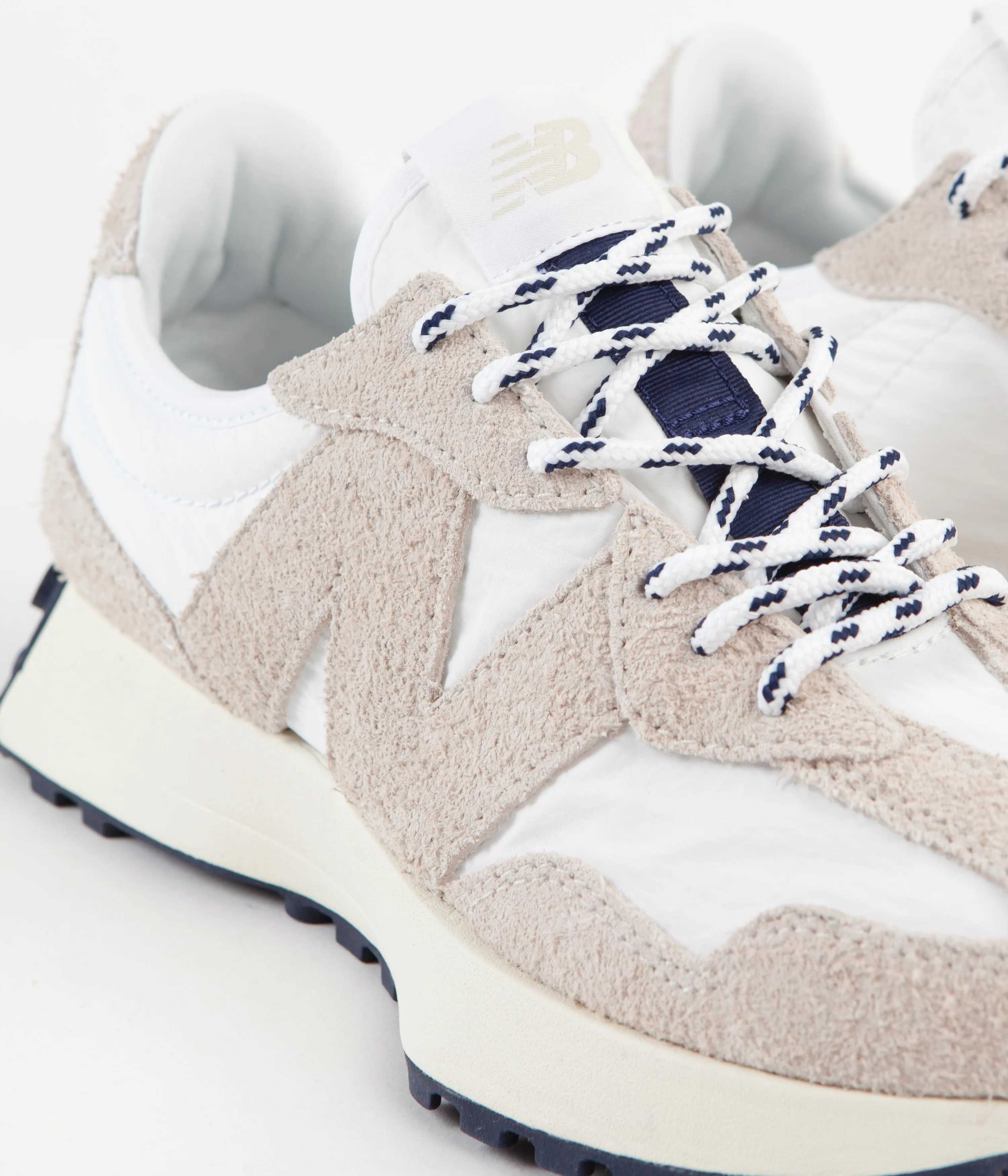 New Balance 327 Shoes - Light Brown / White