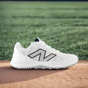 New Balance Dynasoft 4040v7 Youth Turf Trainer - White