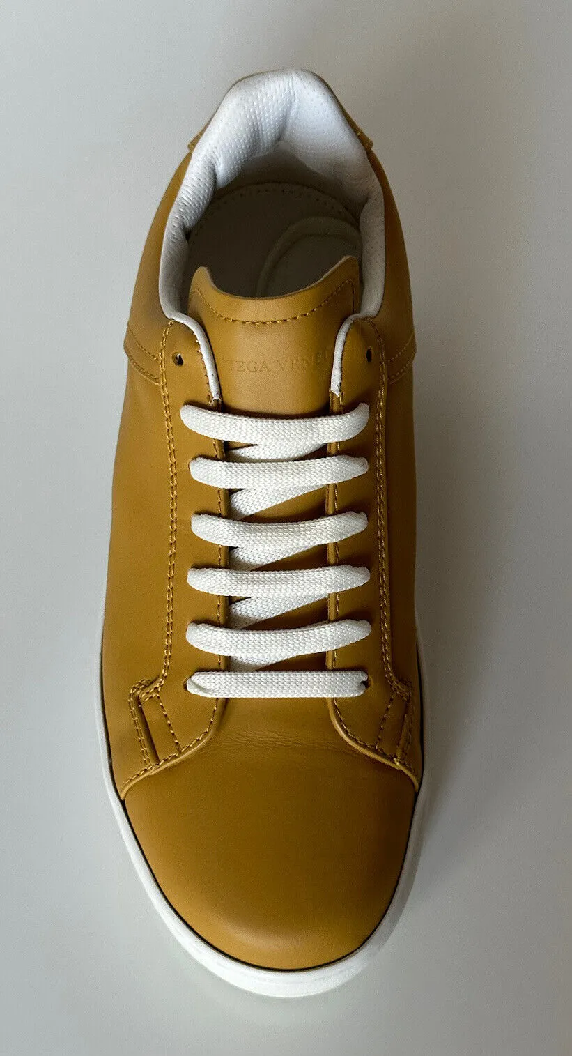 NIB $690 Bottega Veneta Calf Leather Butterscotch Sneakers 7.5 US (40.5) 578298