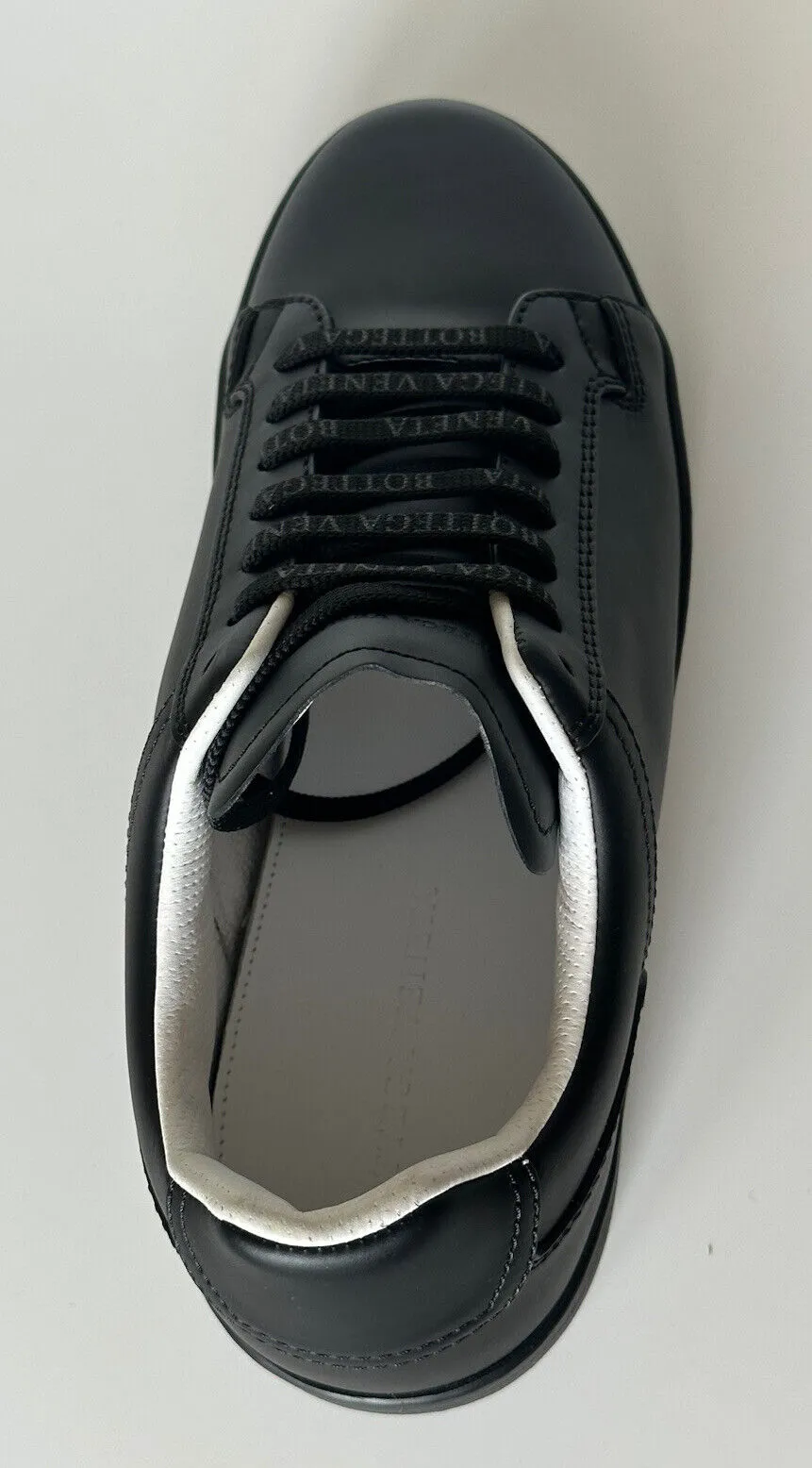 NIB $690 Bottega Veneta Men's Calf Leather Black Sneakers 8 US (41) 578298