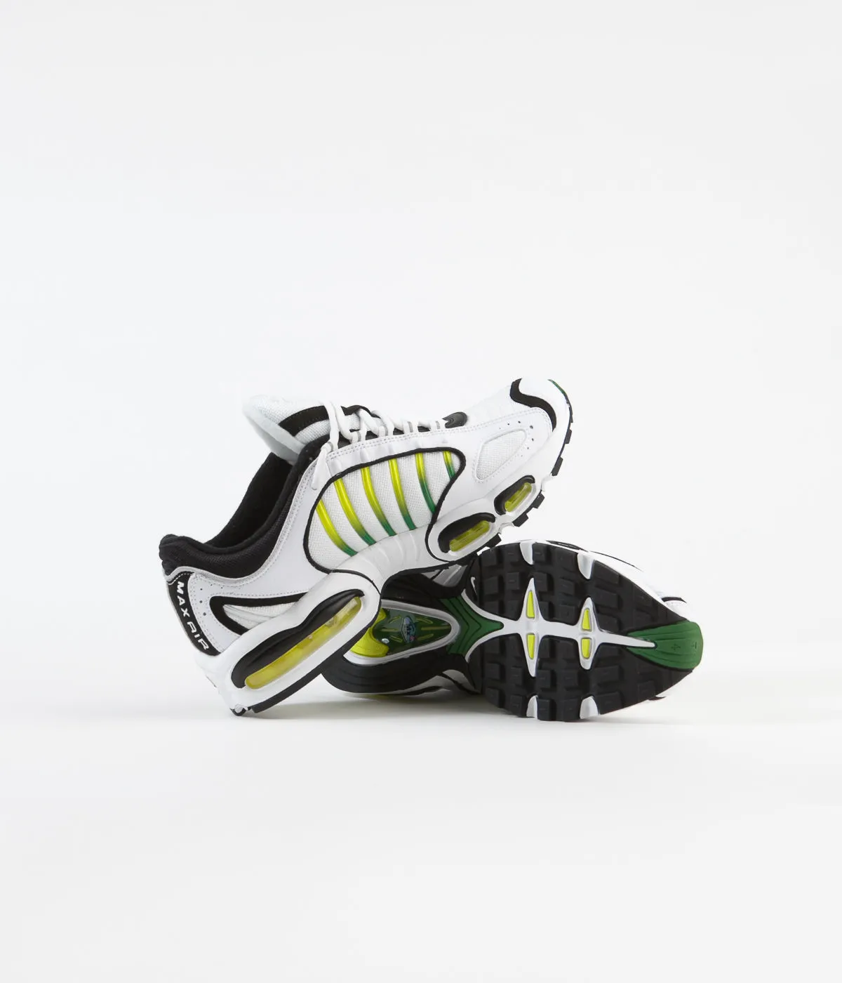 Nike Air Max Tailwind IV Shoes - White / Volt - Black - Aloe Verde