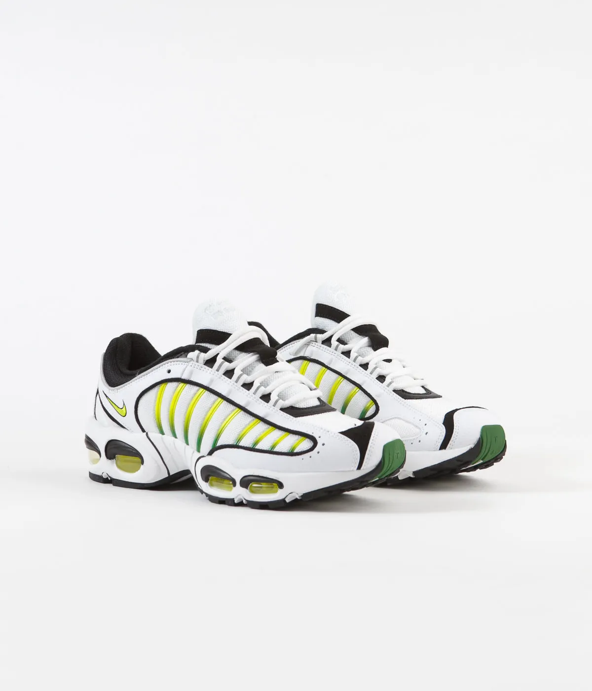 Nike Air Max Tailwind IV Shoes - White / Volt - Black - Aloe Verde