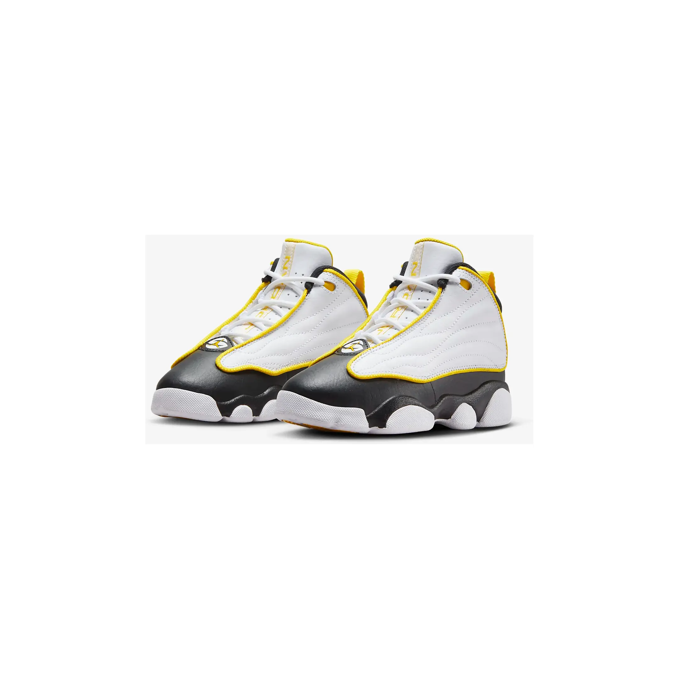 Nike Kid's Jordan Pro Strong Shoes - White / Black / Tour Yellow