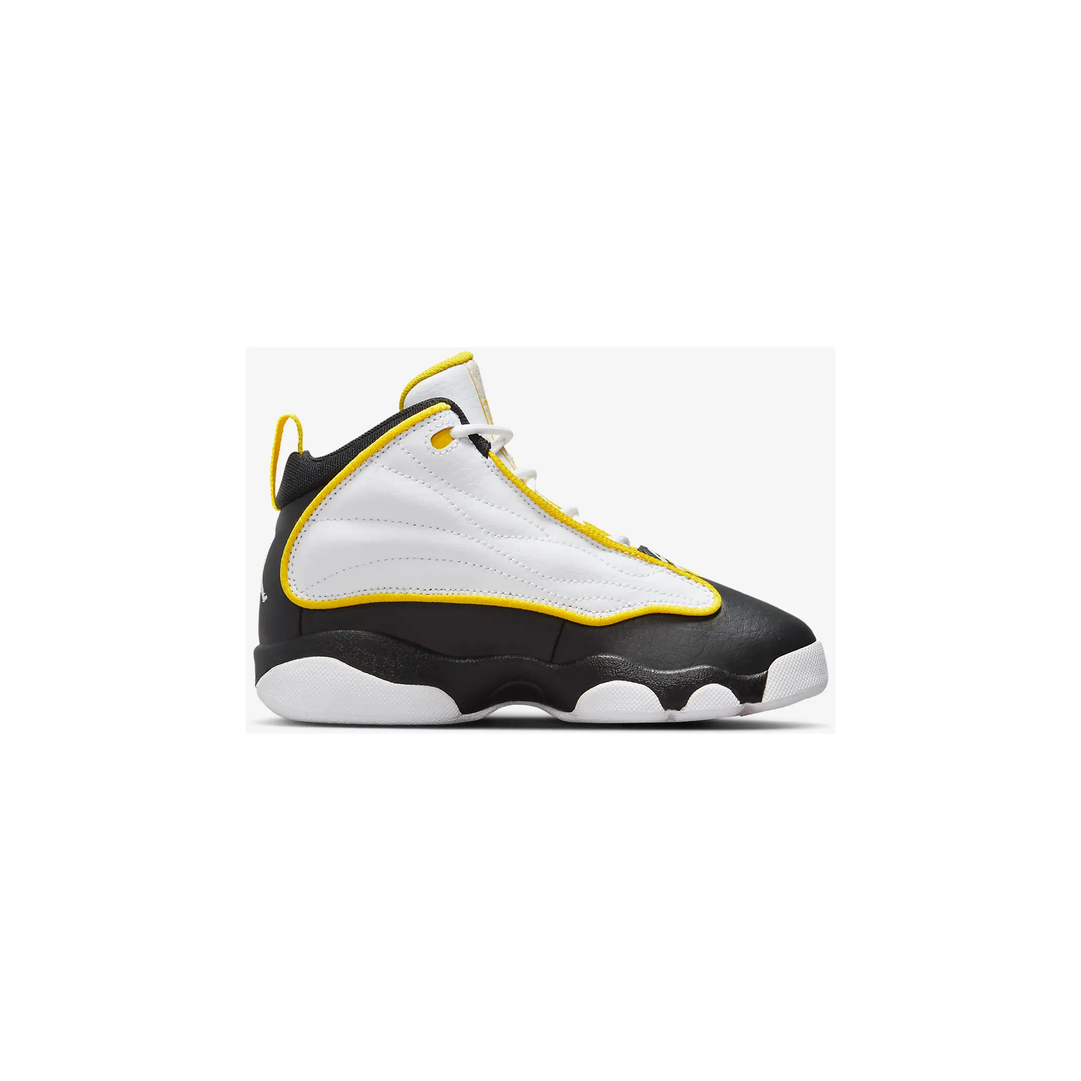 Nike Kid's Jordan Pro Strong Shoes - White / Black / Tour Yellow