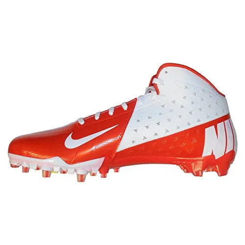 Nike Vapor Talon Elite 3/4 TD Men's Molded Cleats (13, White/Orange Flash)