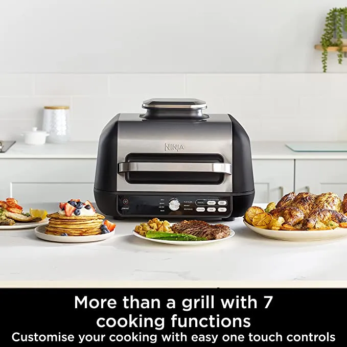 Ninja Foodi MAX Pro Health Grill, Flat Plate & Air Fryer