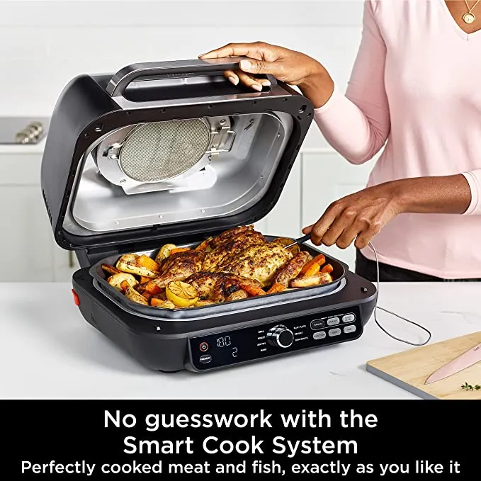 Ninja Foodi MAX Pro Health Grill, Flat Plate & Air Fryer