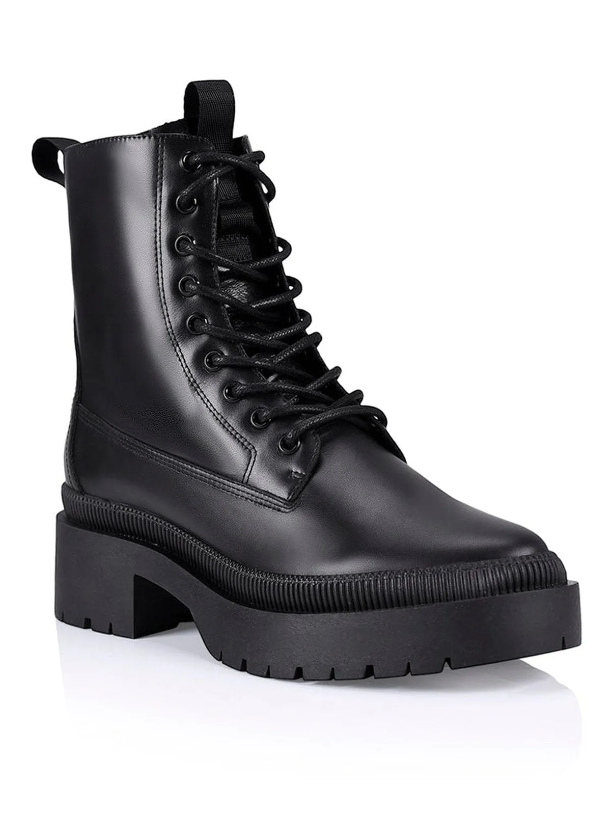 Orlando Combat Chunky Boot - Black