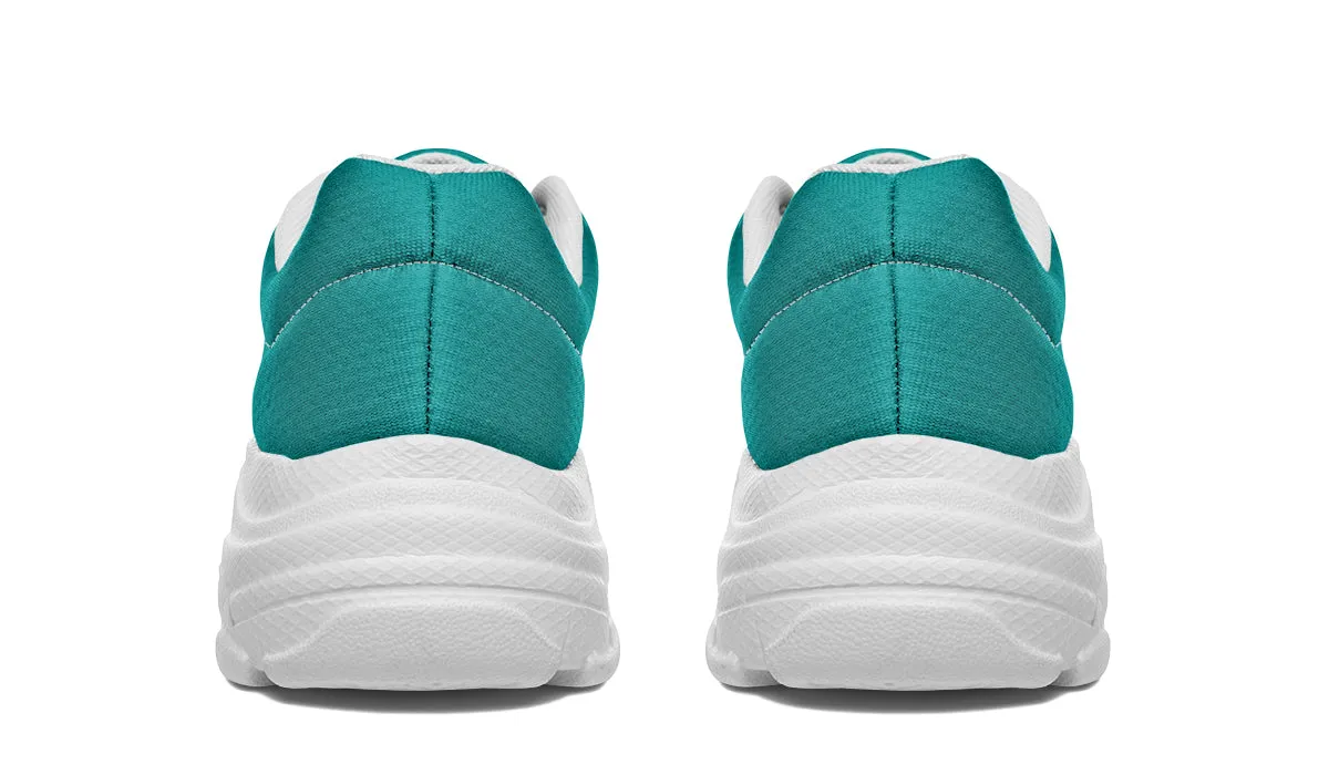 Pennyroyal Teal Chunky Sneakers