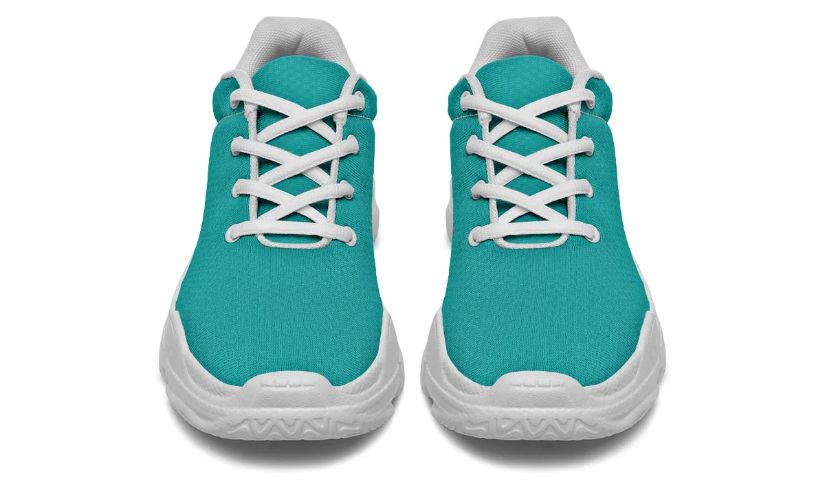 Pennyroyal Teal Chunky Sneakers