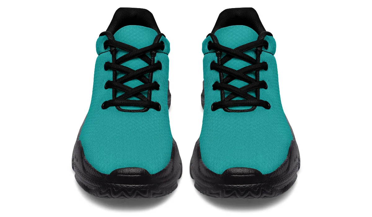 Pennyroyal Teal Chunky Sneakers