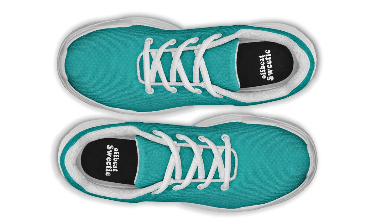 Pennyroyal Teal Chunky Sneakers