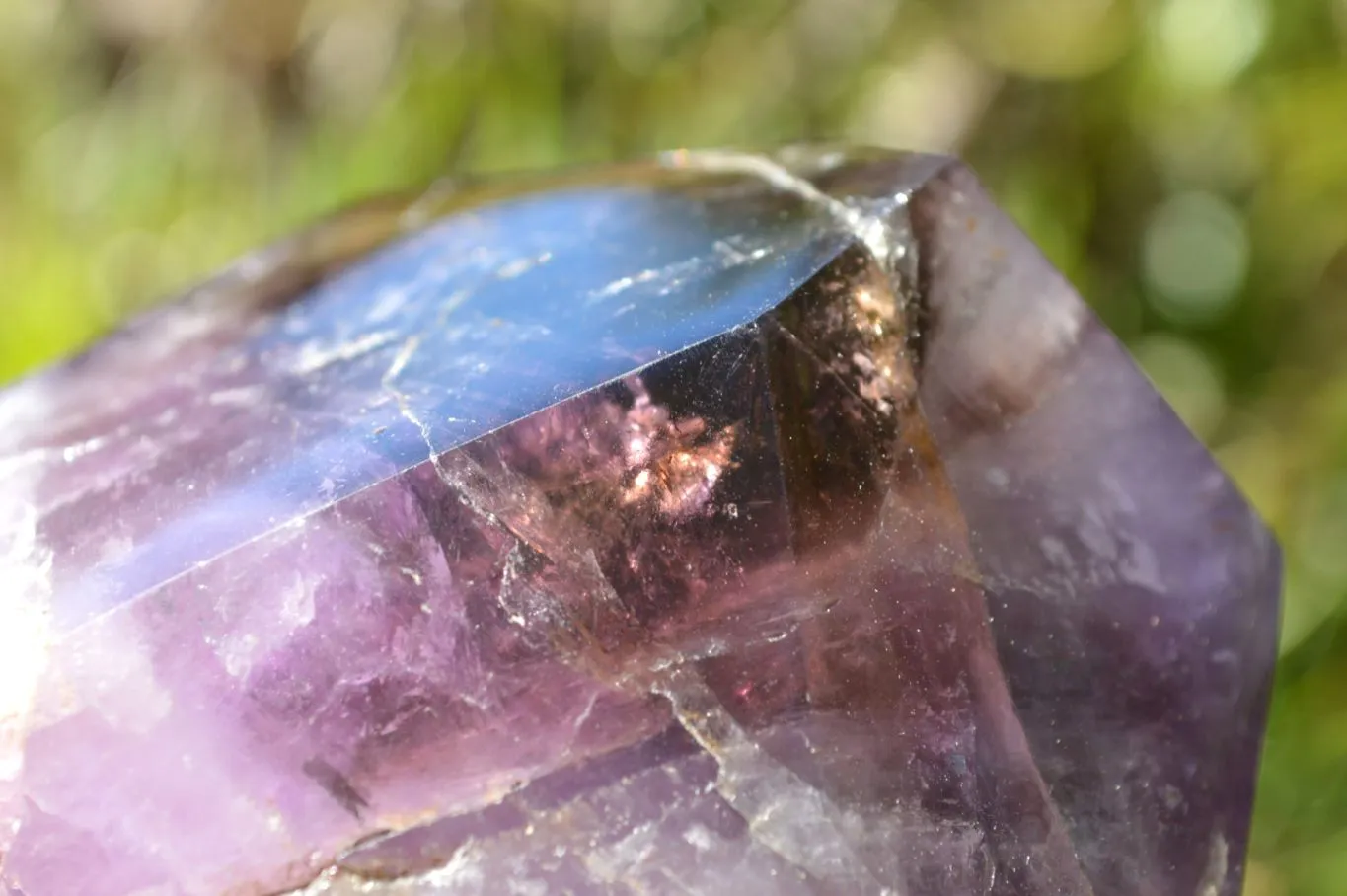 Polished Chunky Smokey Amethyst Quartz Display Piece x 1 From Ankazobe, Madagascar