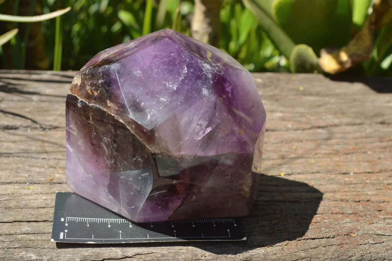 Polished Chunky Smokey Amethyst Quartz Display Piece x 1 From Ankazobe, Madagascar