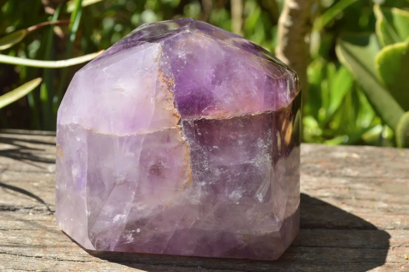 Polished Chunky Smokey Amethyst Quartz Display Piece x 1 From Ankazobe, Madagascar