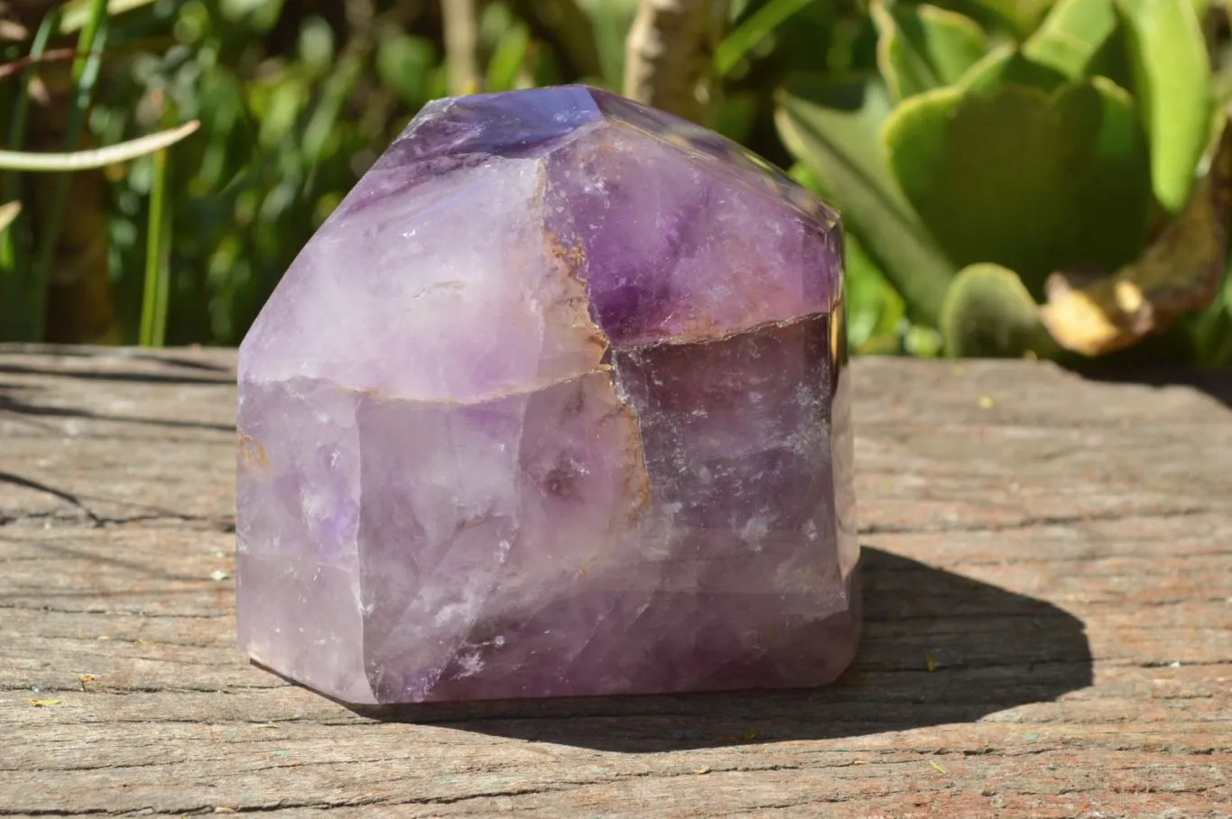 Polished Chunky Smokey Amethyst Quartz Display Piece x 1 From Ankazobe, Madagascar