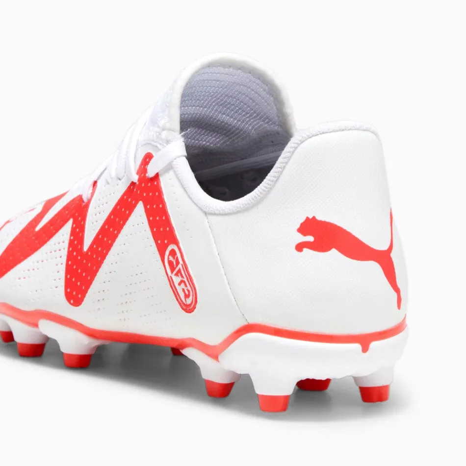 Puma Mens Future Play Football Boots MxSG Puma White/Fire Orchid