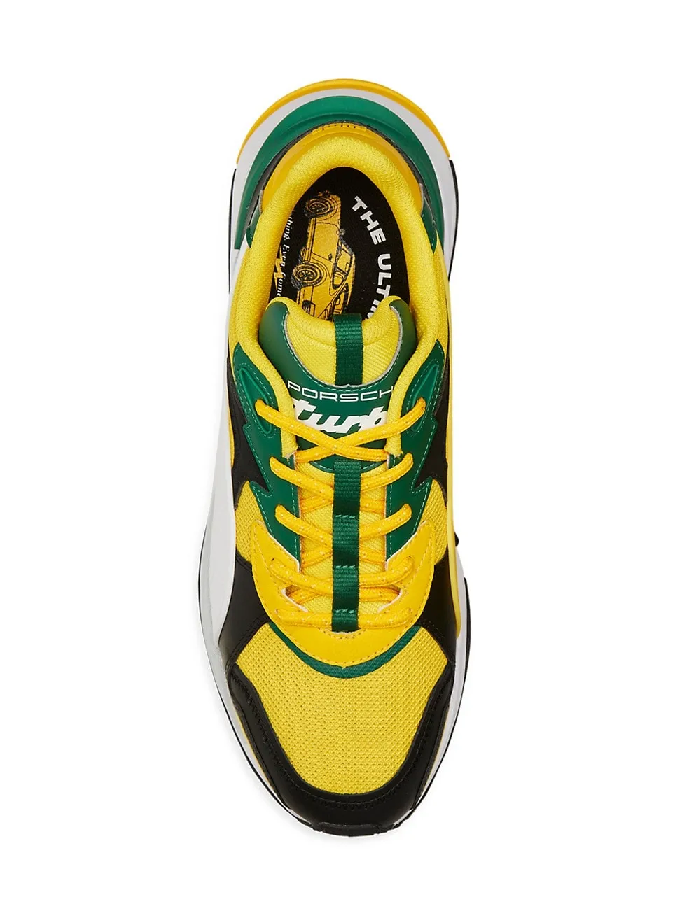 Puma PL MIRAGE SPORT ASPHALT PORSCHE - Men’s -LEMON CROME PUMA  WHITE - VINE