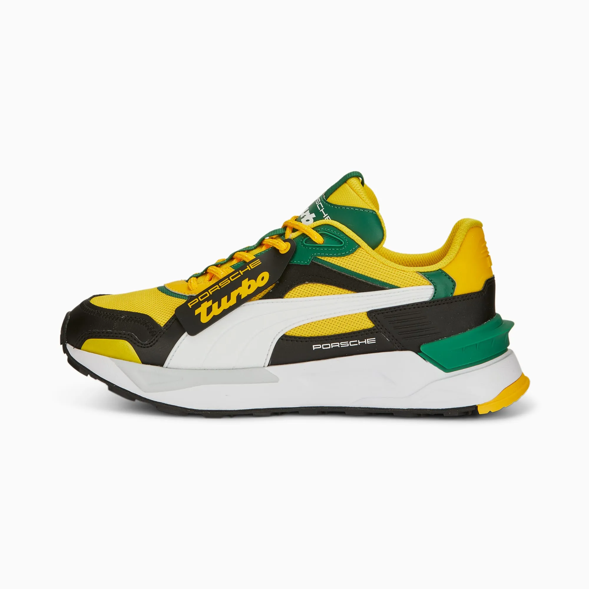 Puma PL MIRAGE SPORT ASPHALT PORSCHE - Men’s -LEMON CROME PUMA  WHITE - VINE