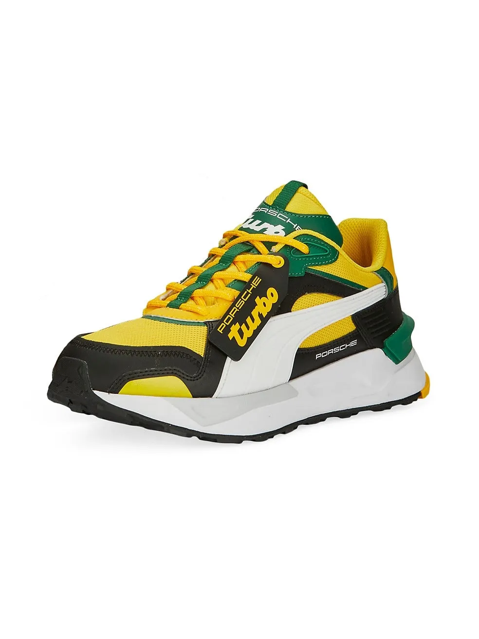 Puma PL MIRAGE SPORT ASPHALT PORSCHE - Men’s -LEMON CROME PUMA  WHITE - VINE