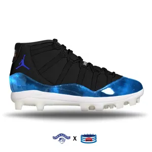 "Blue Galaxy" Jordan 11 Retro MCS Cleats