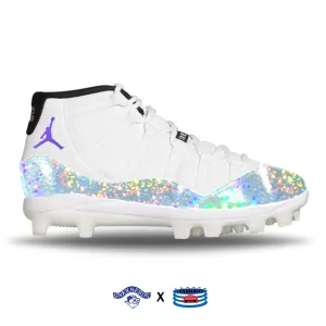 "Prismatic" Jordan 11 Retro MCS Cleats