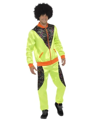 Retro Shell Suit Costume Mens