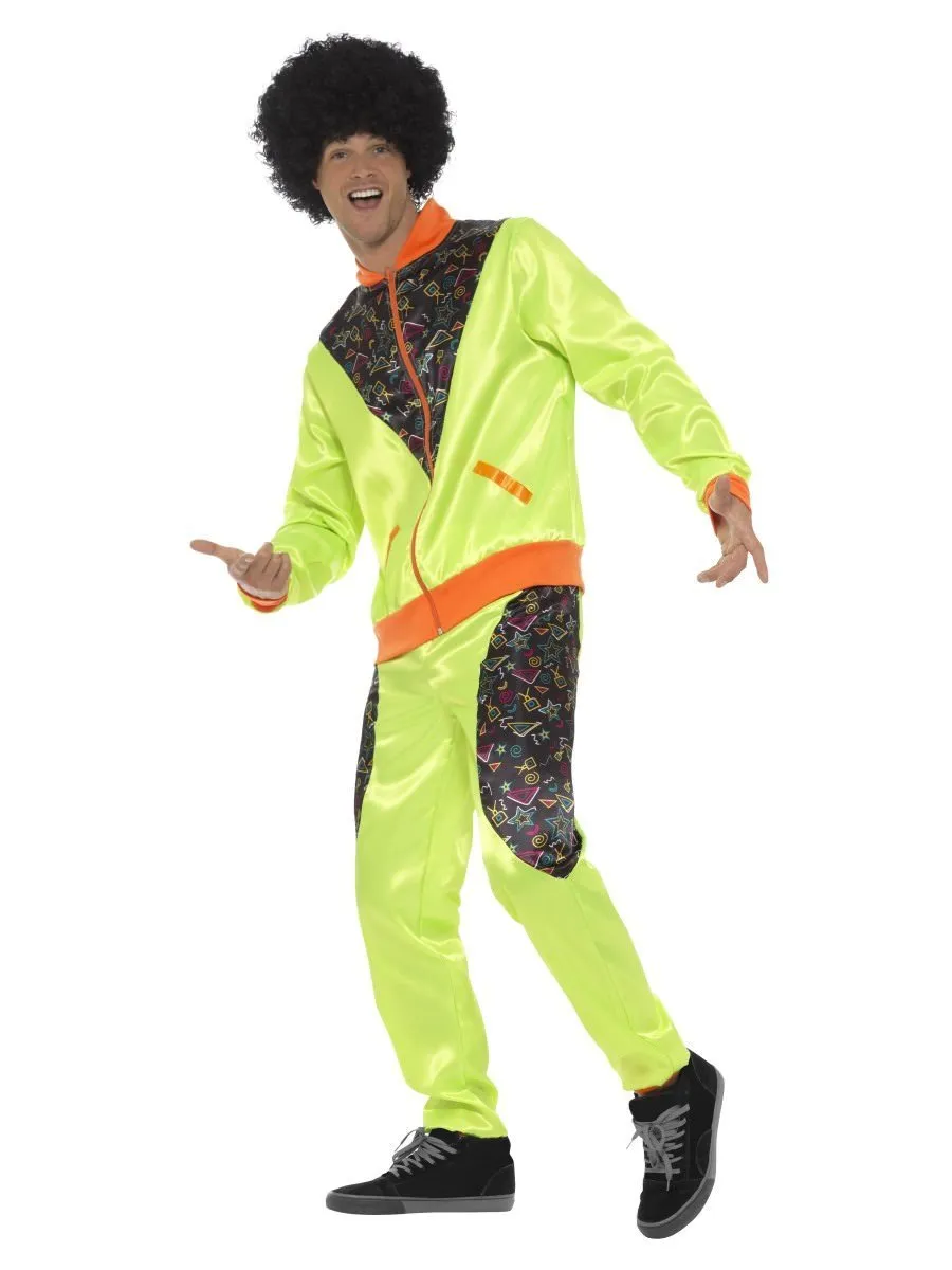 Retro Shell Suit Costume Mens