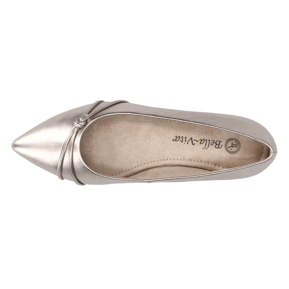 Rhea Metallic Ballet Flats